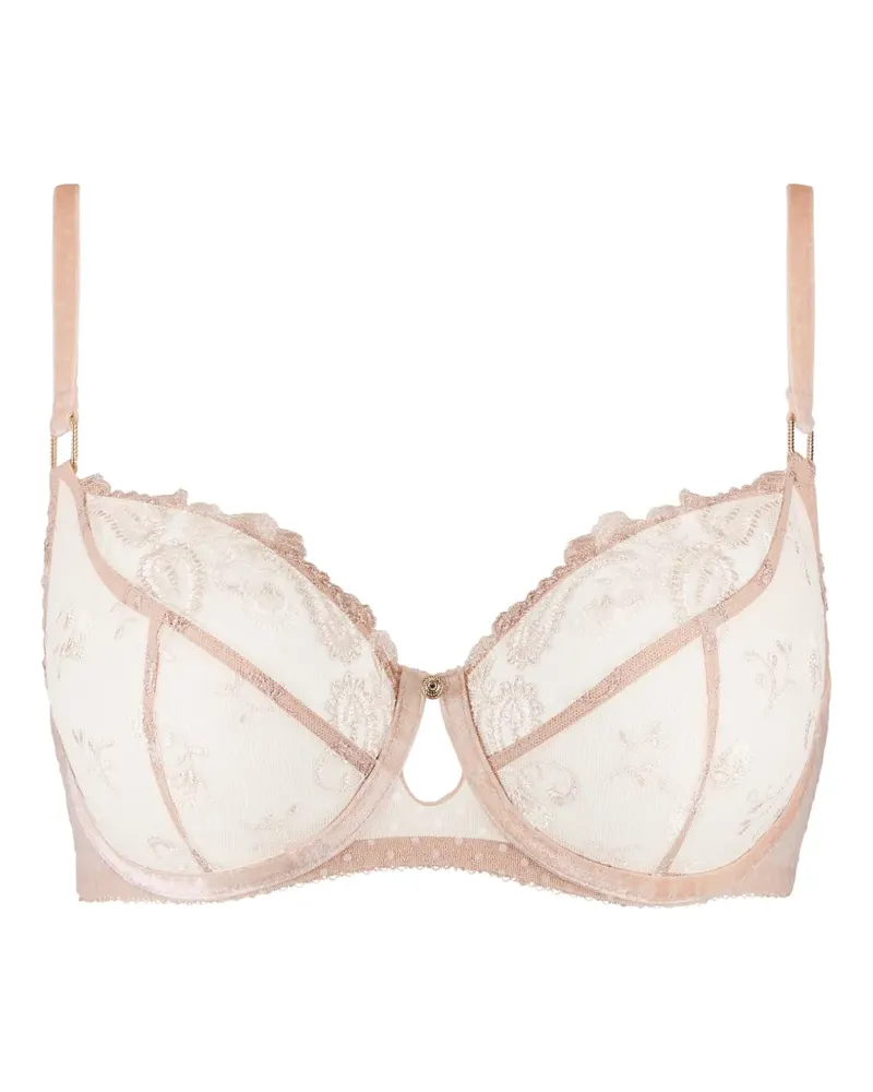 Aubade Bestickter Velvet Memories BH - Nude Nude