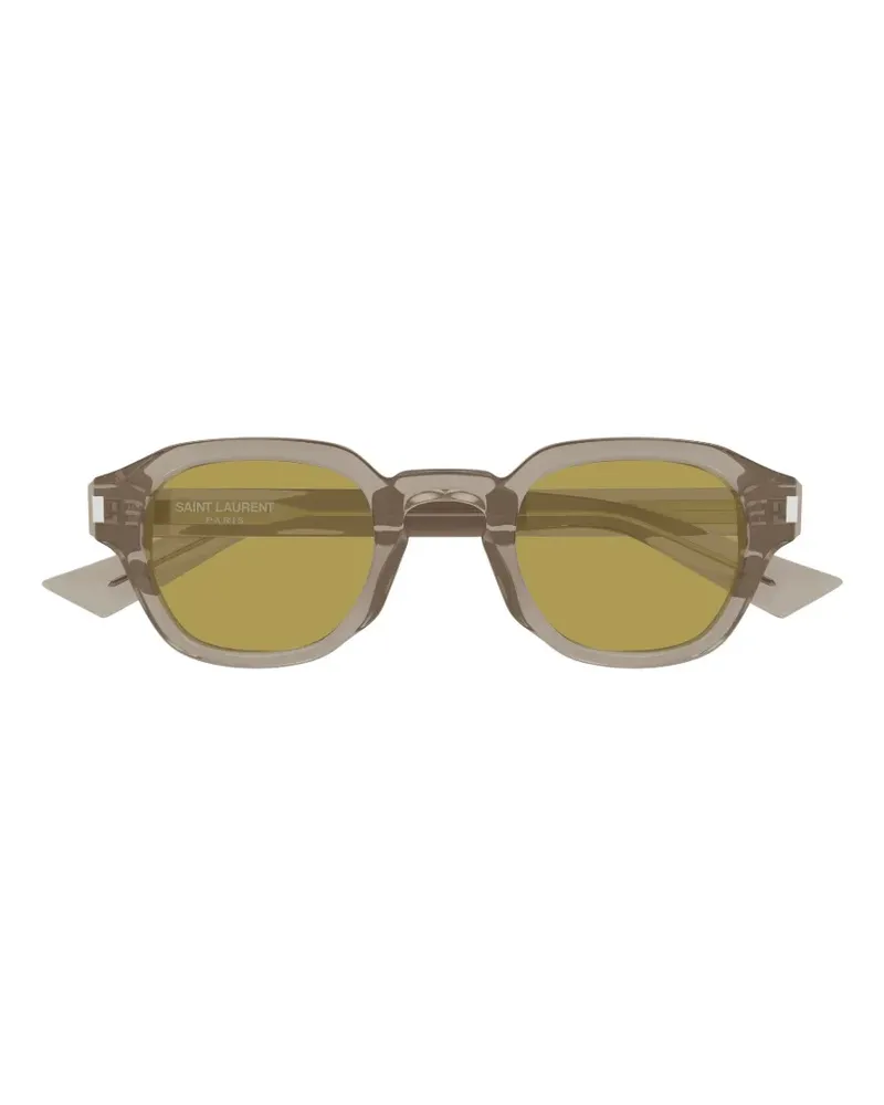 Saint Laurent SL 946 Sonnenbrille mit geometrischem Gestell - Nude Nude