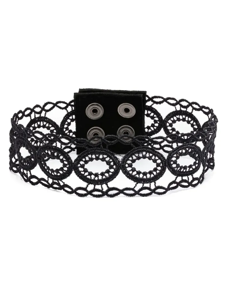 Manokhi Klassischer Choker - Schwarz Schwarz