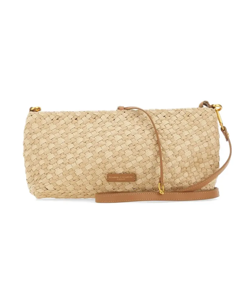 Gianni Chiarini Gewebte Mercy Schultertasche - Nude Nude