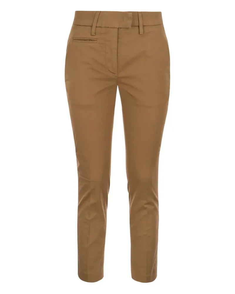 Dondup Hose mit Gürtelschlaufe - Braun Braun