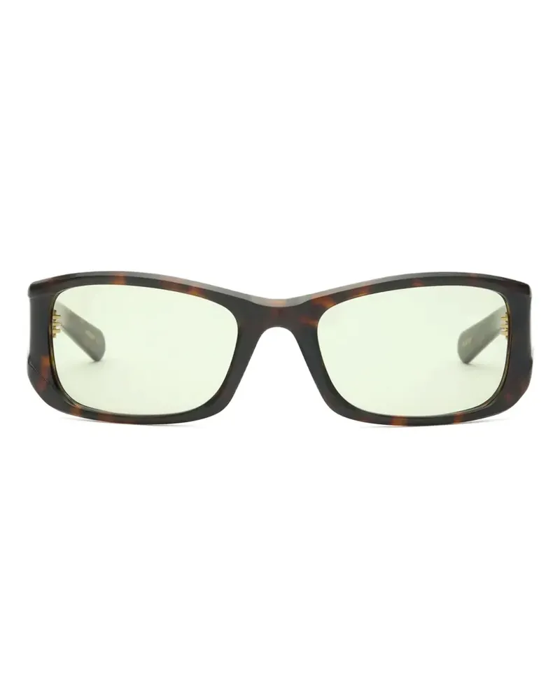 FLATLIST Drift Sonnenbrille mit eckigem Gestell - Braun Braun
