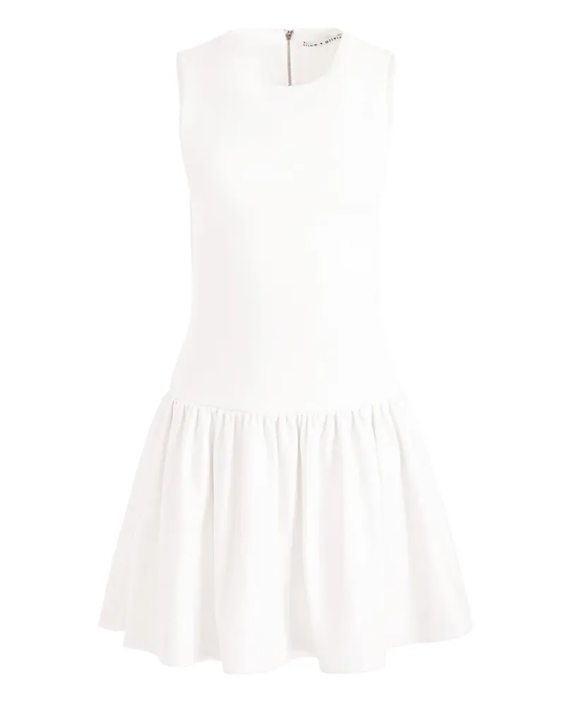 Alice + Olivia Ella Minikleid - Weiß Weiß