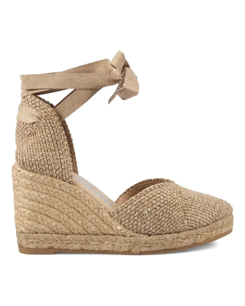 Espadrilles Cof Hilo woven ankle-tie  - Nude Nude
