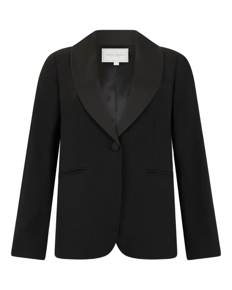 Brooks Brothers Smoking-Jacke mit Schalkragen - Schwarz Schwarz