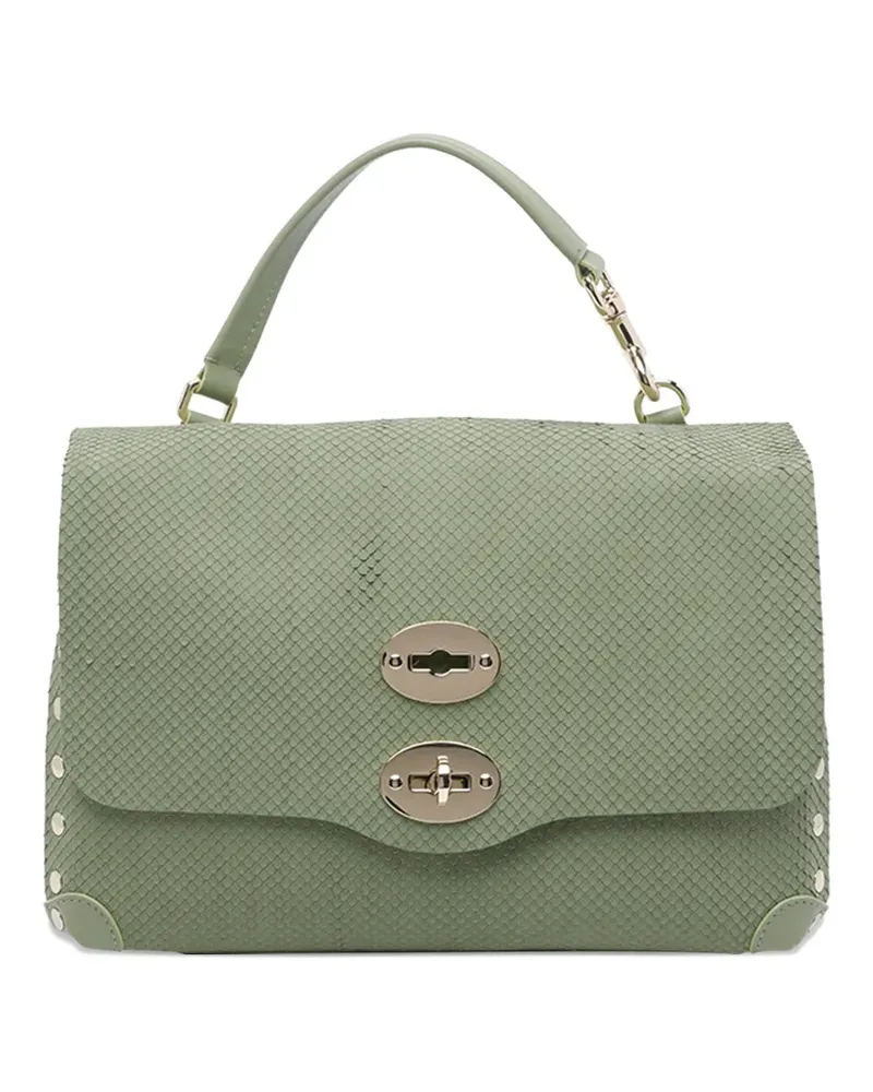 Zanellato Amoretto Postina leather shoulder bag - Grün Grün