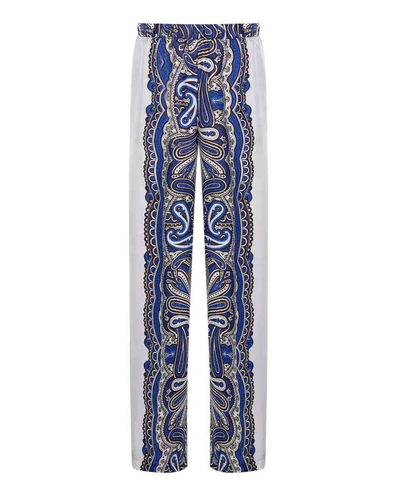 P.A.R.O.S.H. P.A.R.O H. Hose mit Paisleymuster - Weiß Weiß