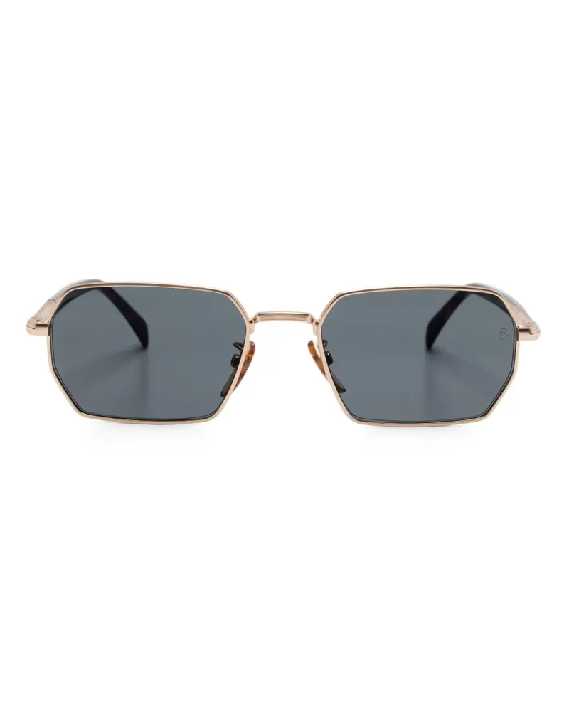 EYEWEAR by DAVID BECKHAM Sonnenbrille mit geometrischem Gestell - Gold Gold