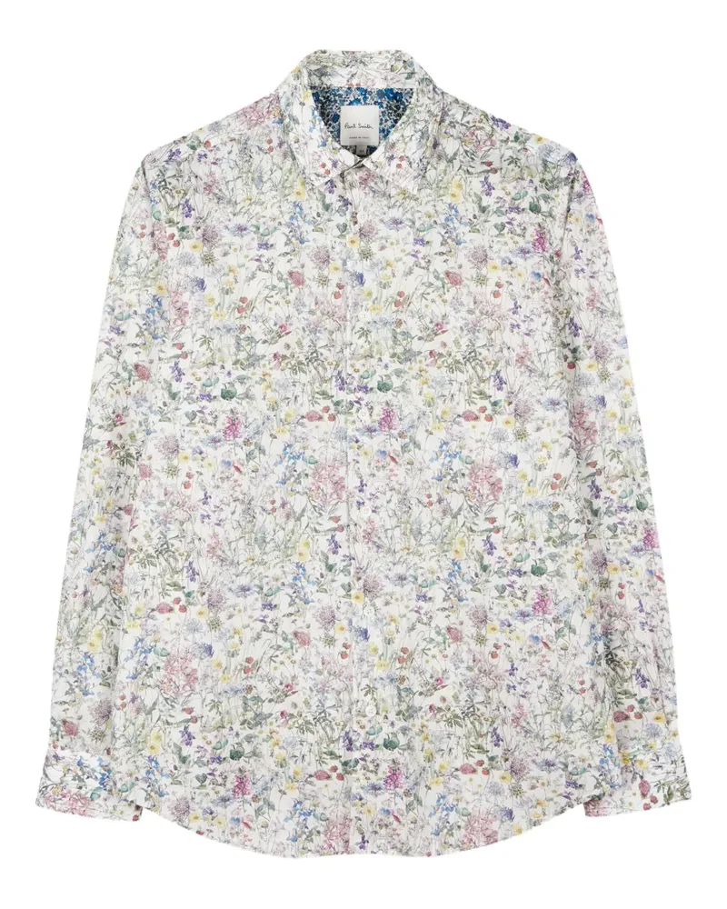 Paul Smith Hemd mit Liberty Floral-Print - Weiß Weiß