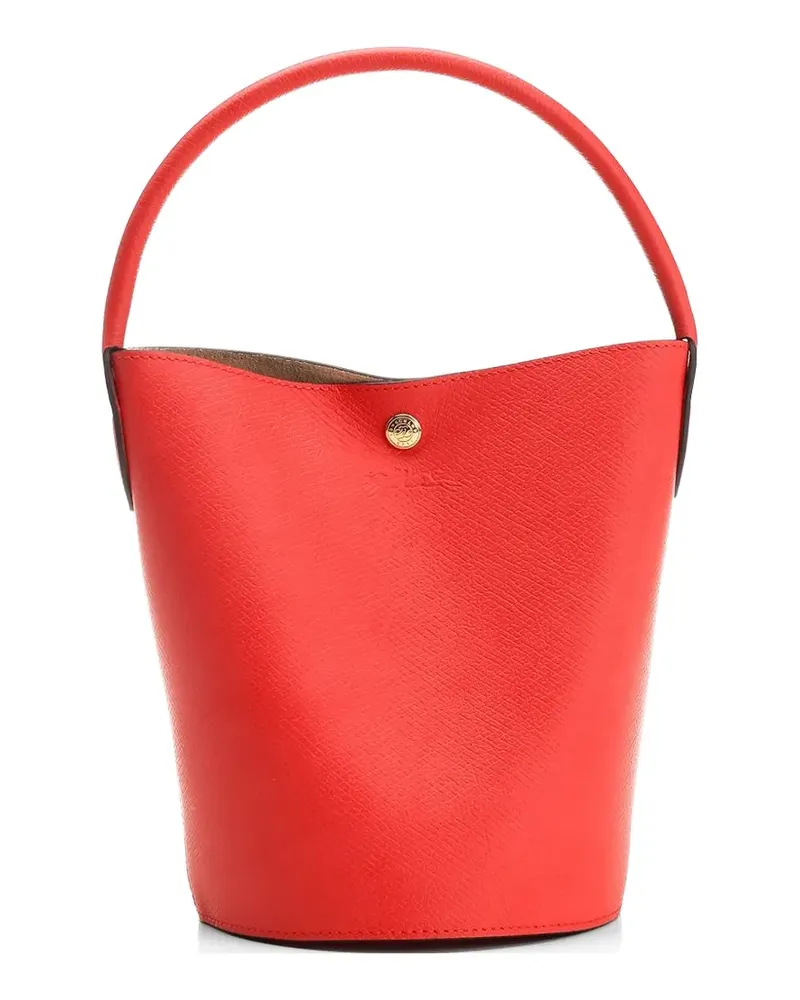 Longchamp Épure leather bucket bag - Rot Rot