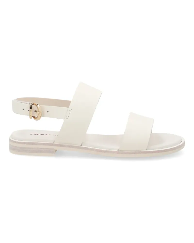 FRAU double-strap leather sandals - Nude Nude