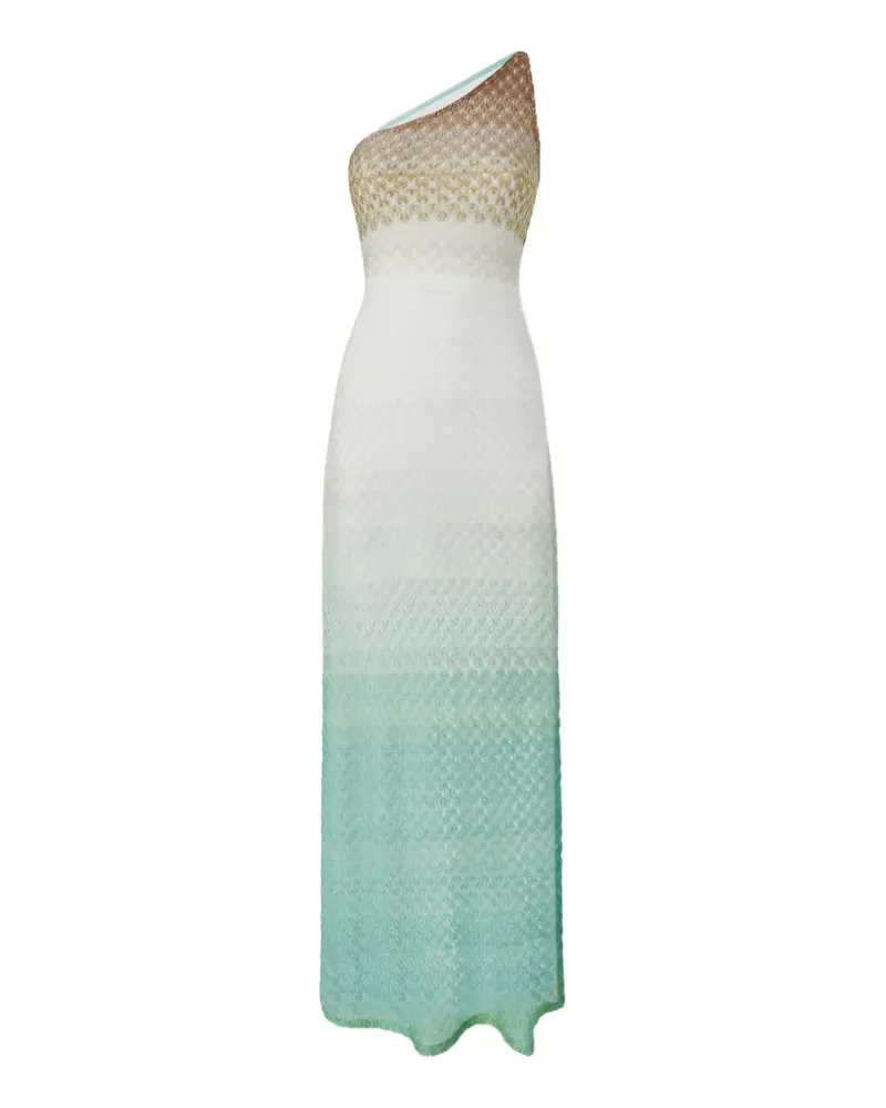 Missoni one-shoulder dress - Weiß Weiß