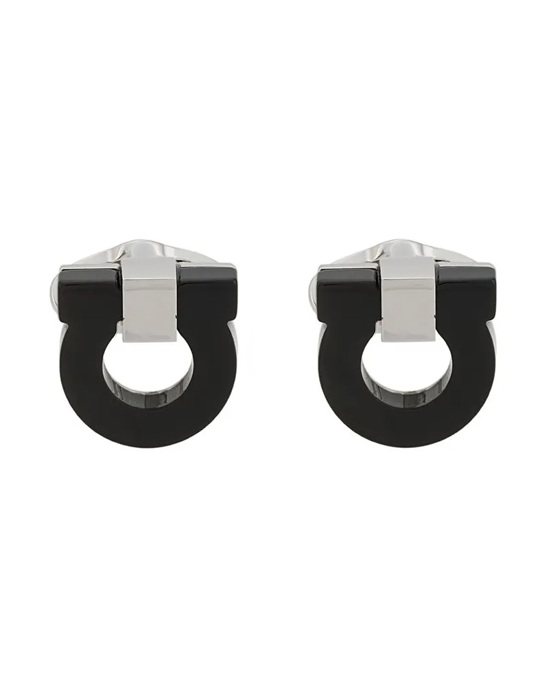 Ferragamo Gancini Manschettenknöpfe - Schwarz Schwarz