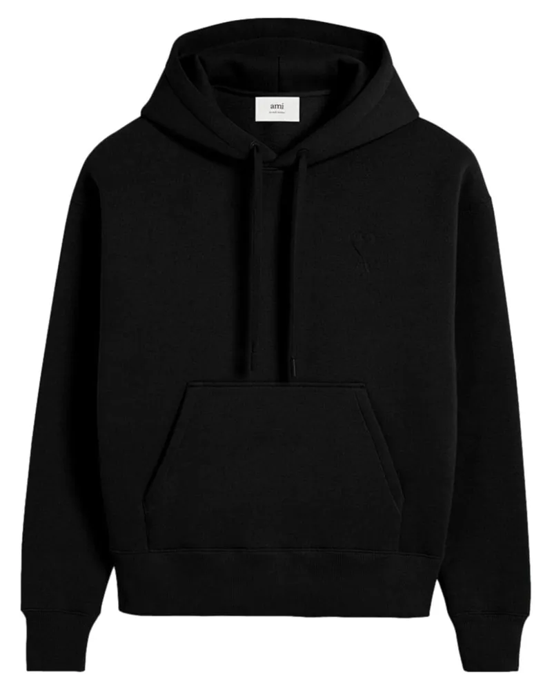 AMI Paris Ami de Coeur Hoodie Schwarz