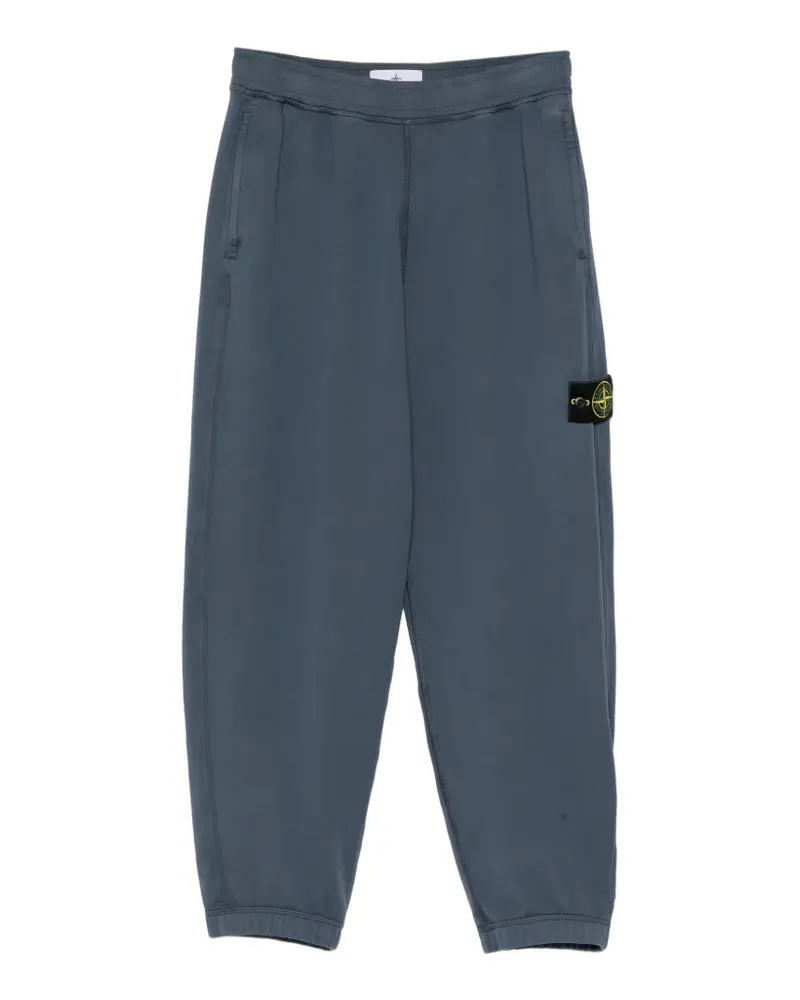 Stone Island logo-patch track pants - Blau Blau