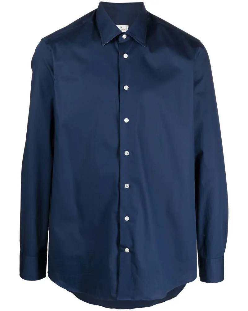 Etro Langärmeliges Hemd - Blau Blau