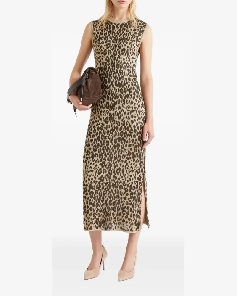 MARELLA Kleid mit Leopardenprint - Nude Nude