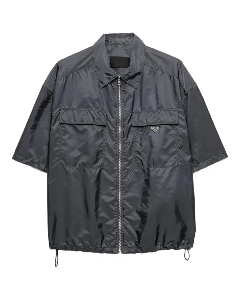 Prada Re-Nylon Hemd - Grau Grau