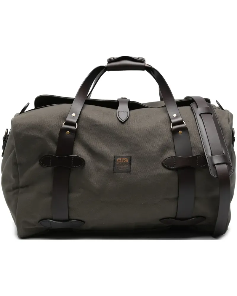 Filson Mittelgroße Reisetasche mit Lederdetails - Grün Grün