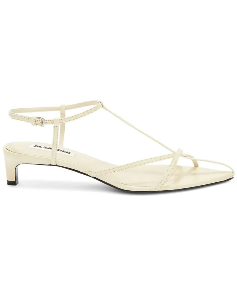 Jil Sander Klassische Riemensandalen - Weiß Weiß