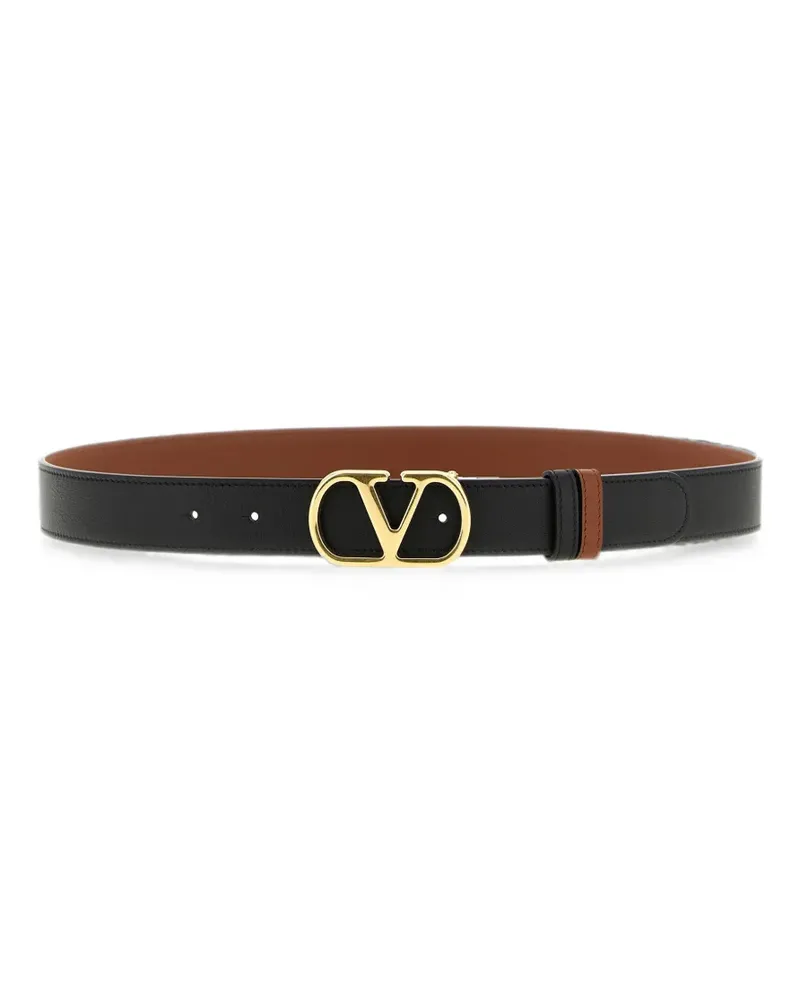 Valentino Garavani Wendbarer VLogo Gürtel - Schwarz Schwarz