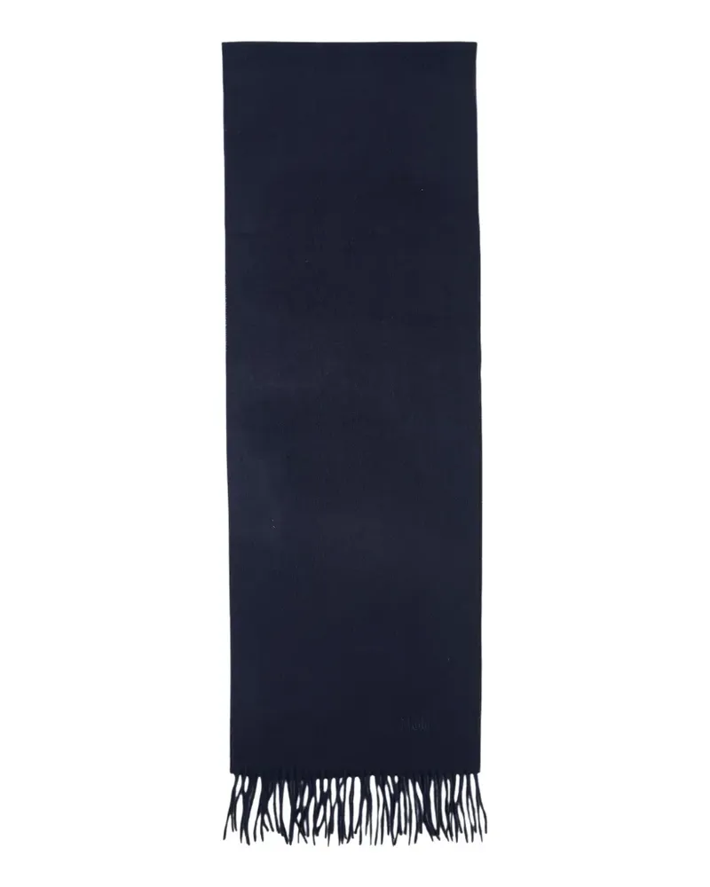 Mulberry Schal mit Fransensaum - Blau Blau