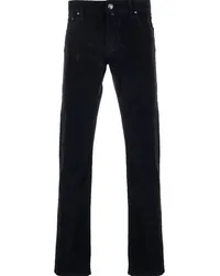 Jacob Cohën Halbhohe Skinny-Jeans Blau