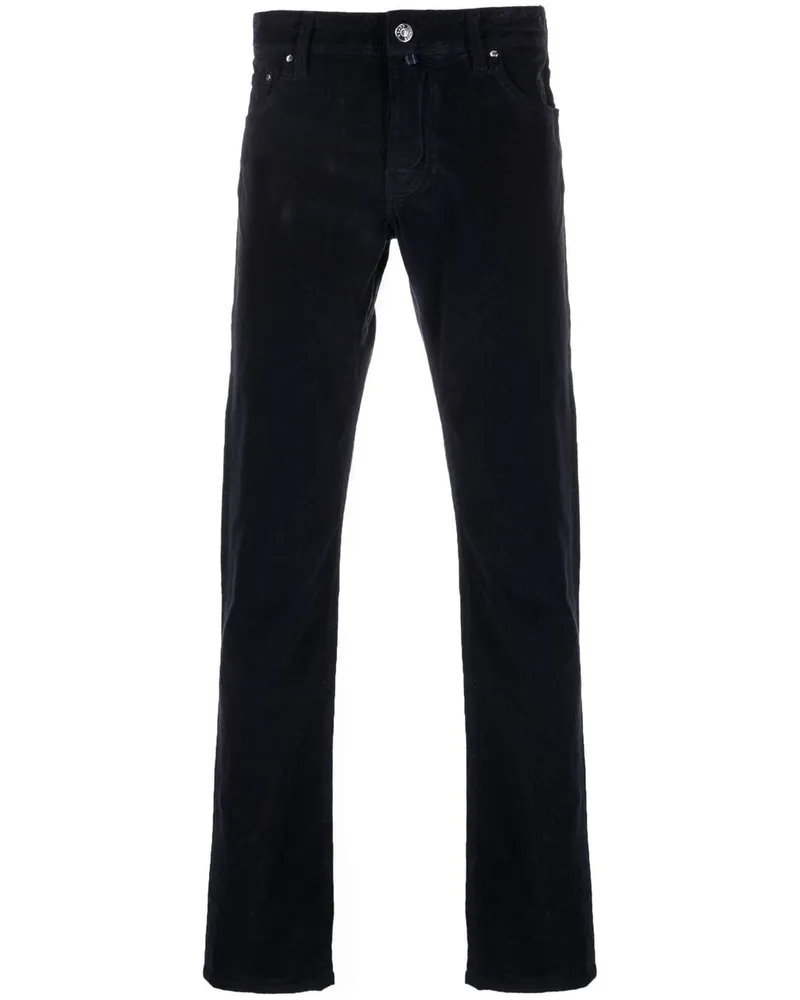 Jacob Cohën Schmale Jeans - Blau Blau