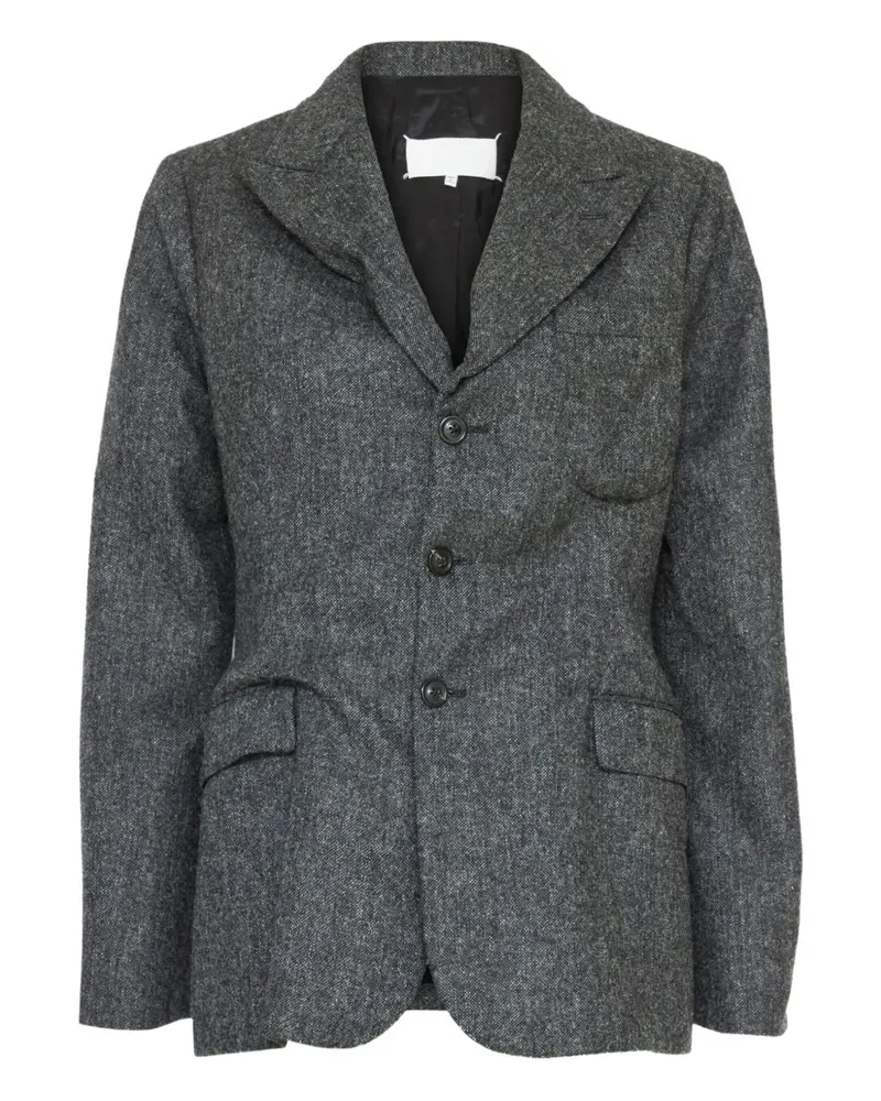 Maison Margiela Tweed-Jacke mit drei Knöpfen - Grau Grau