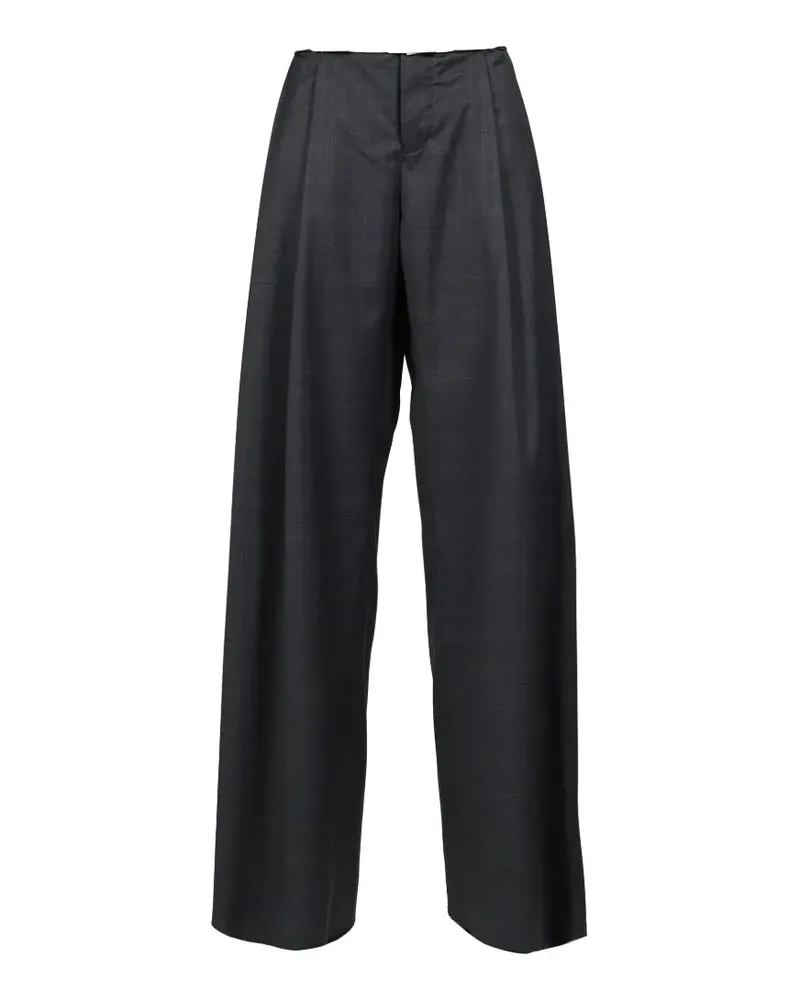 Natasha Zinko Palazzohose mit gerolltem Bund - Grau Grau