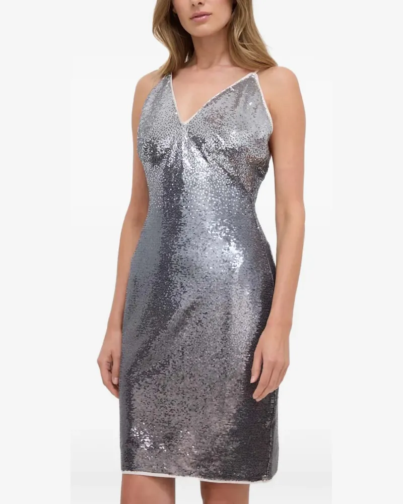 Guess Minikleid mit Pailletten - Silber Silber