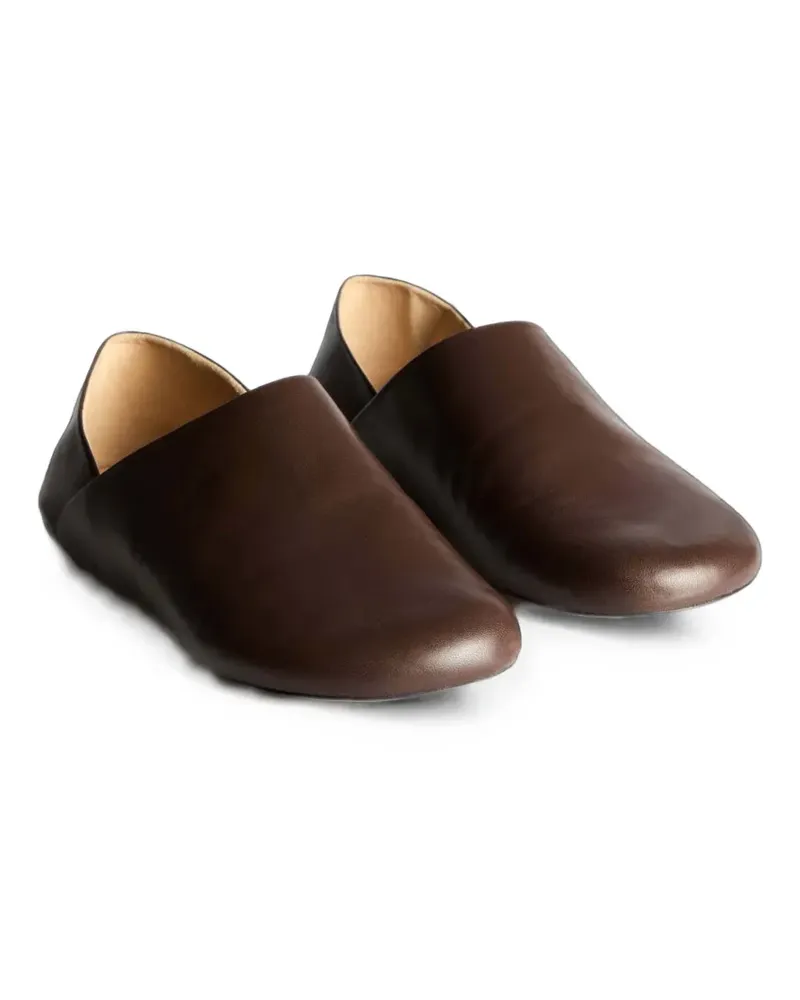 J.W.Anderson Loafer mit runder Kappe - Braun Braun