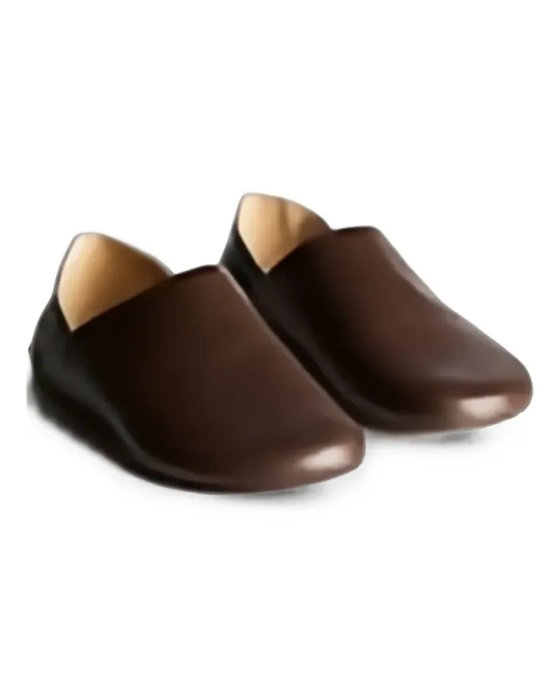 J.W.Anderson Loafer mit runder Kappe - Braun Braun
