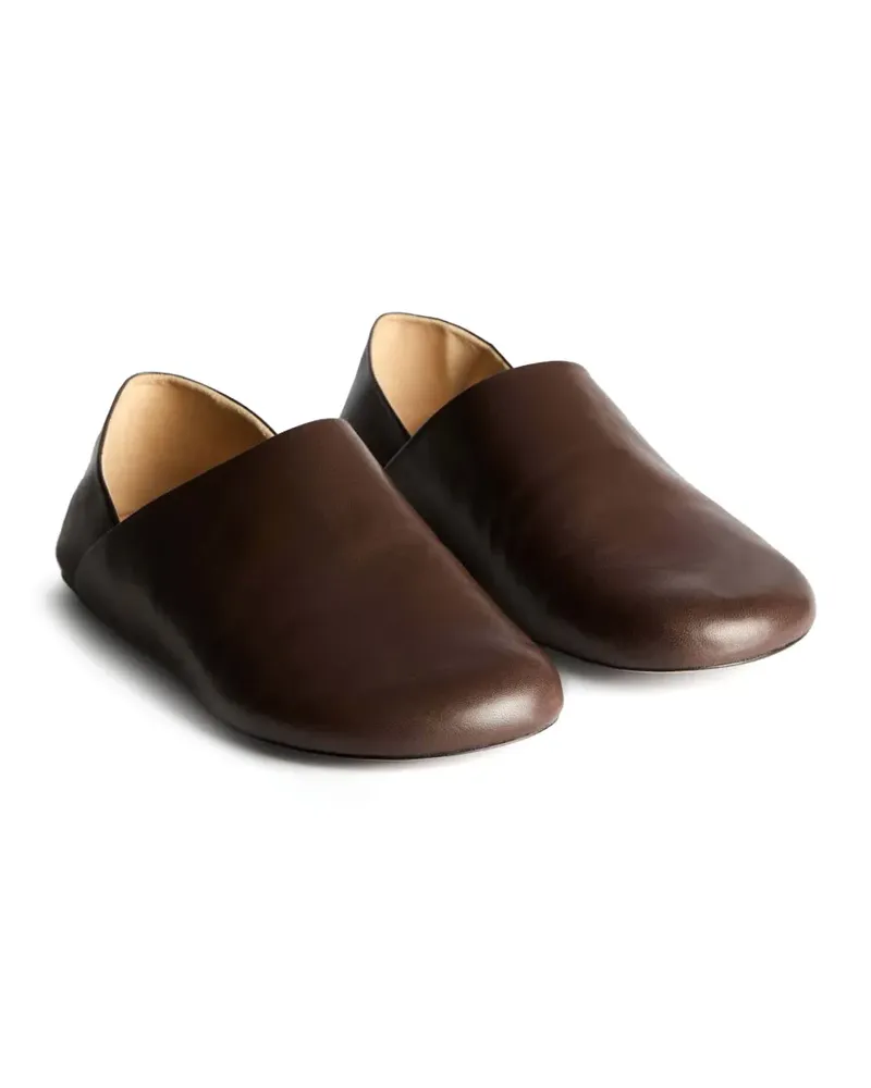 J.W.Anderson Loafer mit runder Kappe - Braun Braun