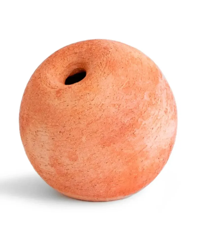 Origin Made Kleine Salt Tonvase 12cm - Orange Orange