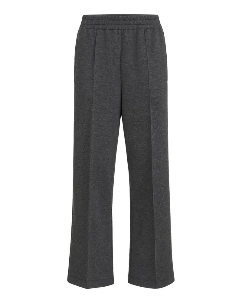 Brunello Cucinelli Interlock Jogginghose aus Techno-Baumwolle und Kaschmir - Grau Grau