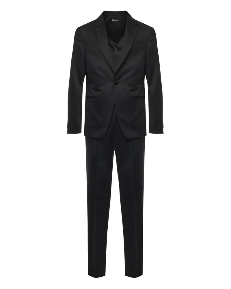 Ermenegildo Zegna Einreihiger Anzug - Schwarz Schwarz