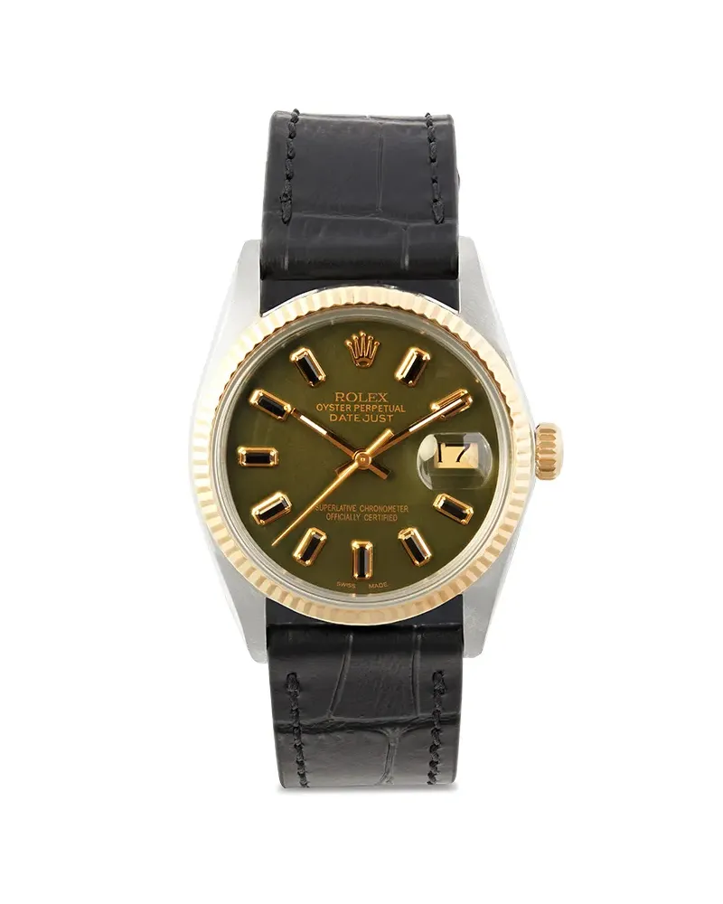 Lizzie Mandler Pre-owned Rolex Datejust Armbanduhr 29mm - Grün Grün