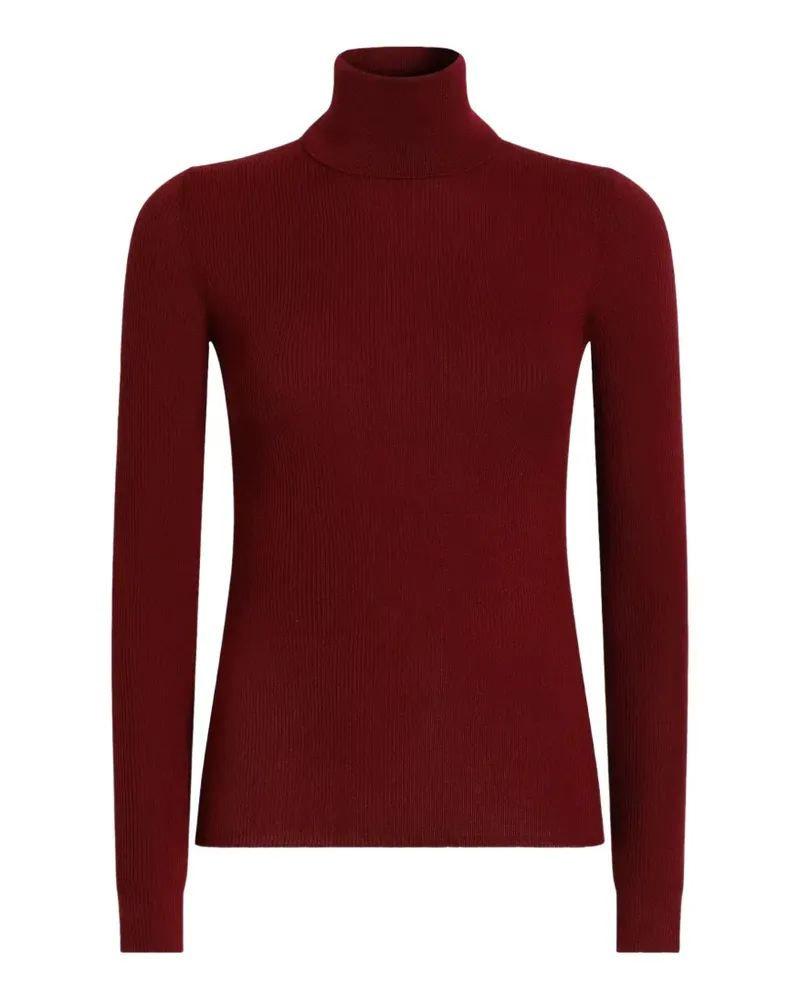 Dolce & Gabbana Gerippter Rollkragenpullover - Rot Rot