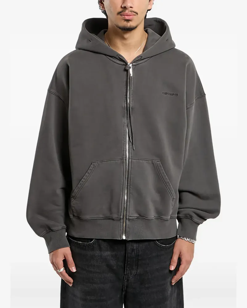 Carhartt WIP Benton zip-up hoodie - Grau Grau
