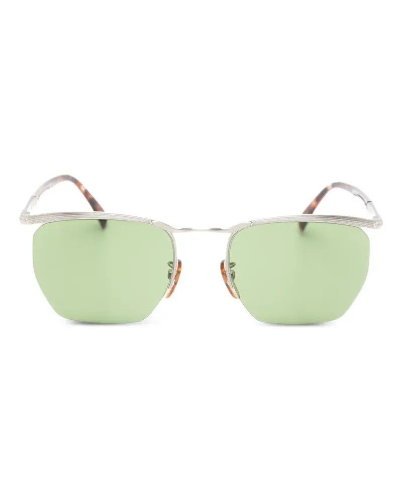 EYEWEAR by DAVID BECKHAM Sonnenbrille mit eckigem Gestell - Silber Silber