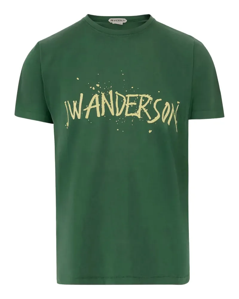J.W.Anderson T-Shirt mit Logo-Print - Grün Grün