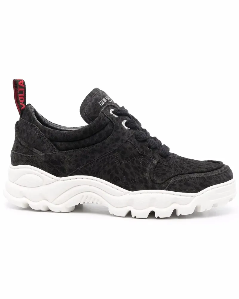 Zadig & Voltaire Sneakers mit Leoparden-Print - Blau Blau