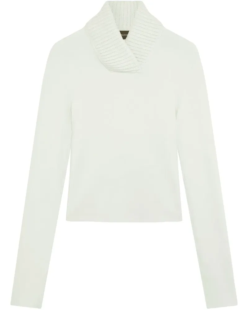 16ARLINGTON Cary Pullover mit V-Ausschnitt - Weiß Weiß