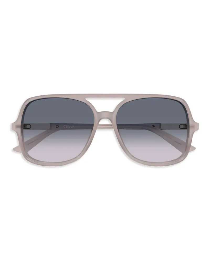 Chloé pilot-frame sunglasses - Nude Nude