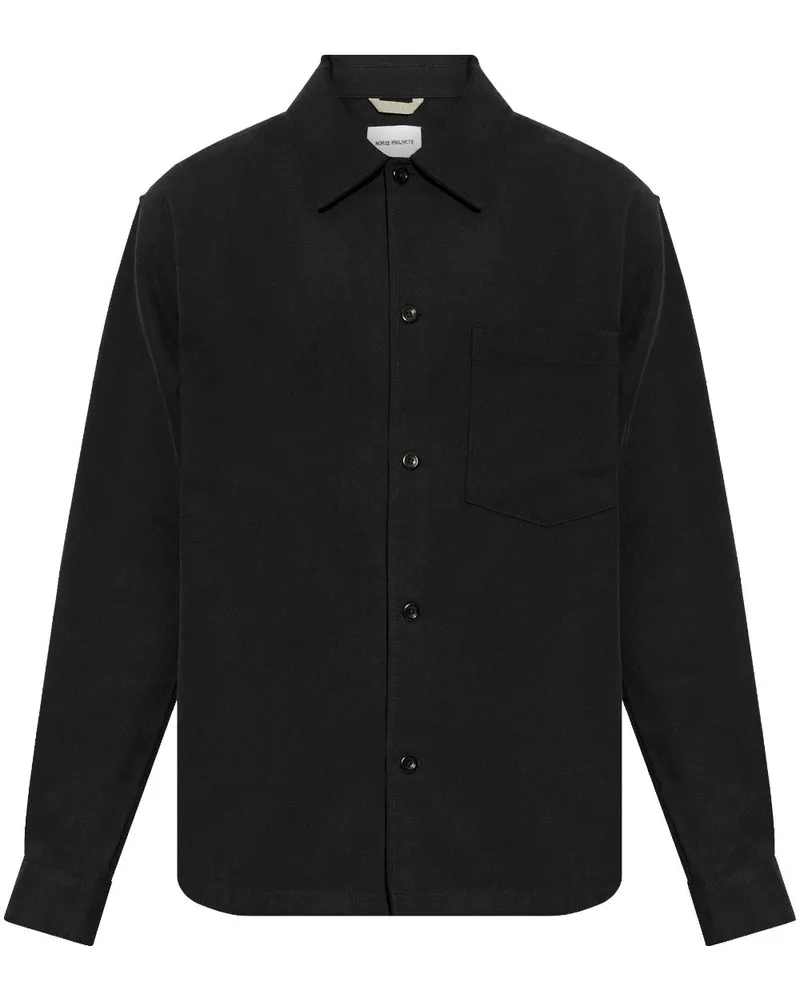 Norse Projects Carsten Hemd - Schwarz Schwarz
