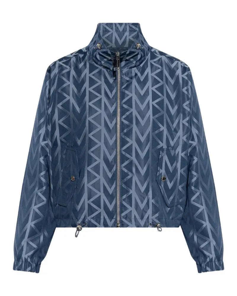 Michael Kors geometric-pattern zip jacket - Blau Blau