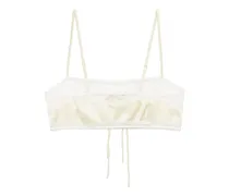 Gestufter Bandeau-BH - Gelb