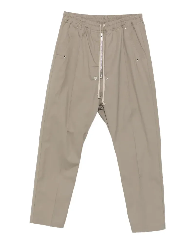Rick Owens Hose mit Kordelzug und Reißverschluss - Grau Grau