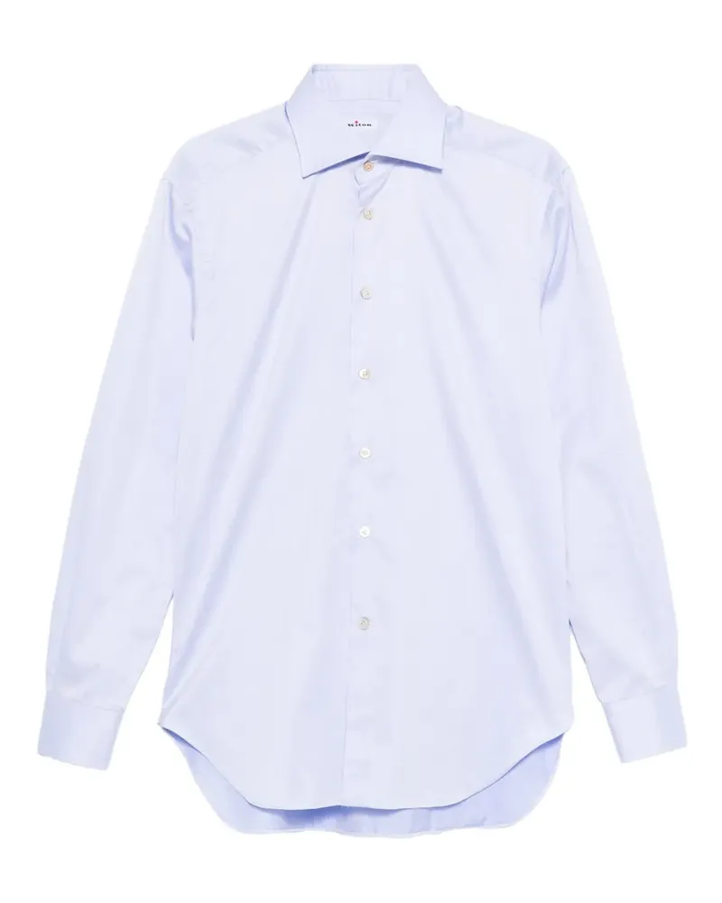 Kiton Langärmeliges Hemd - Blau Blau